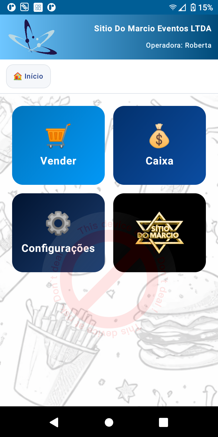Módulos na Maquininha de Pagamento