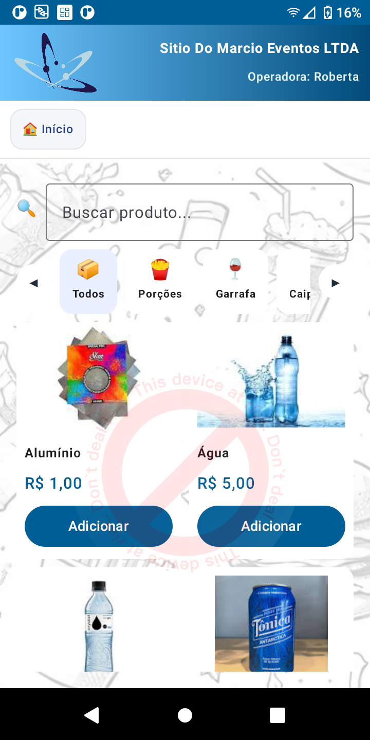 Módulos na Maquininha de Pagamento