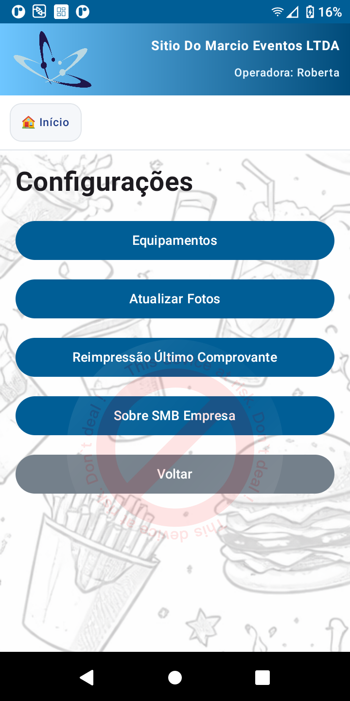 Módulos na Maquininha de Pagamento
