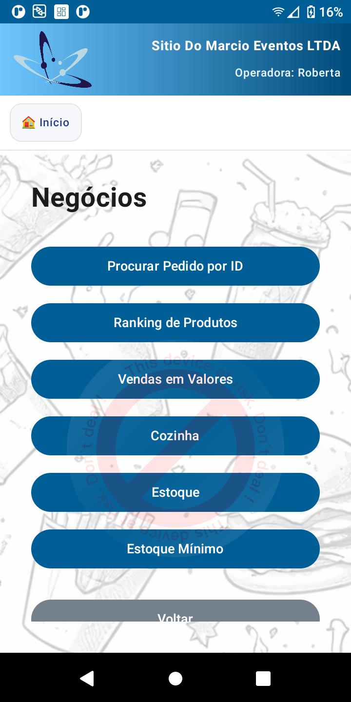 Módulos na Maquininha de Pagamento