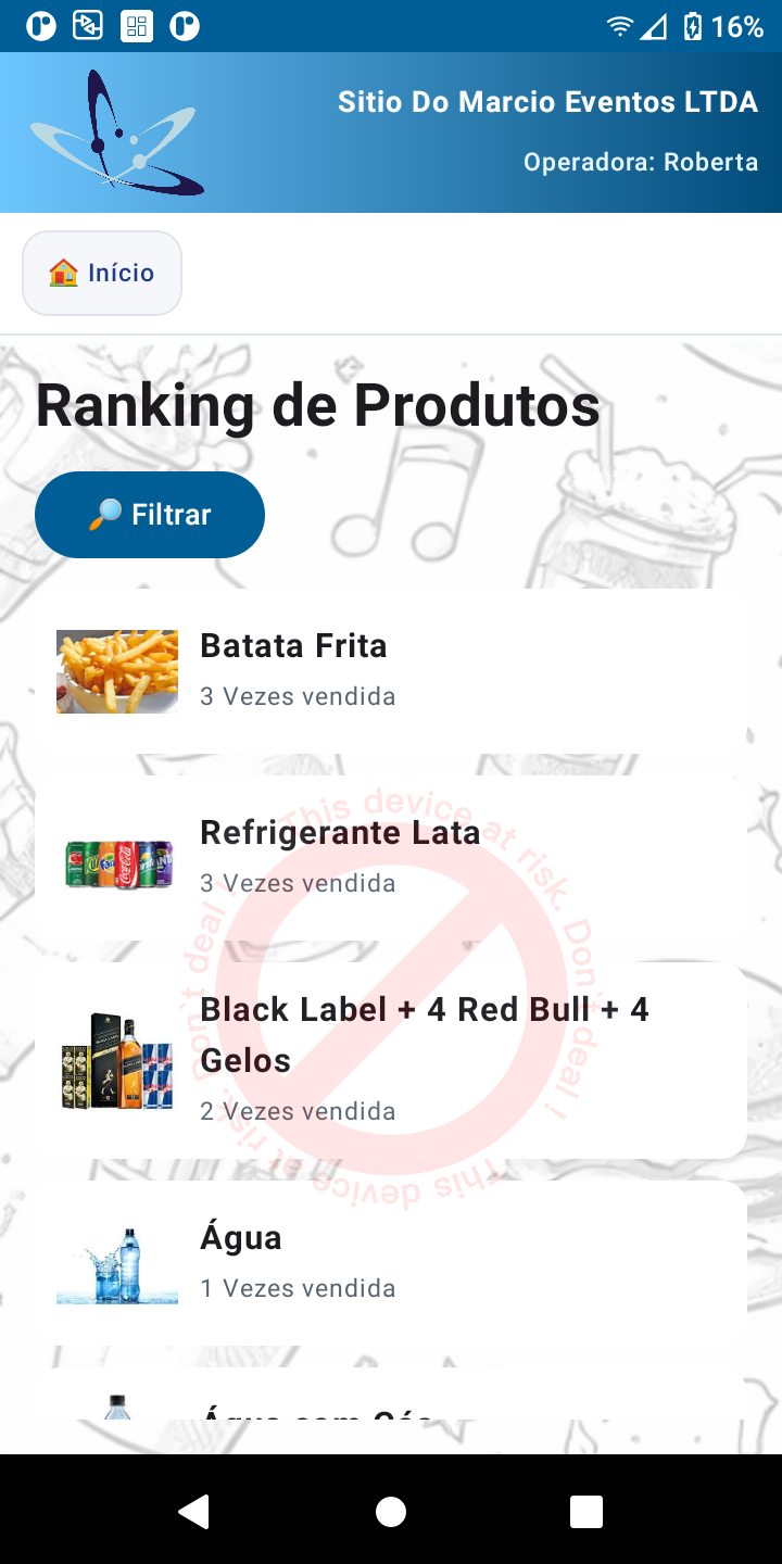 Módulos na Maquininha de Pagamento