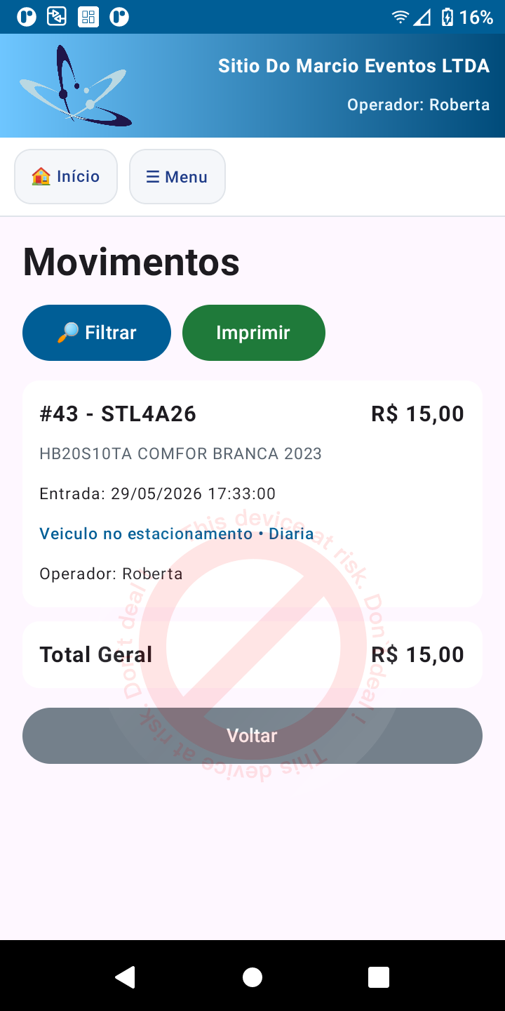 Módulos na Maquininha de Pagamento